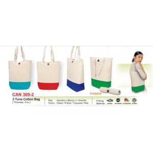 [ECO Series] 2 Tone Cotton Bag - CAN309-2